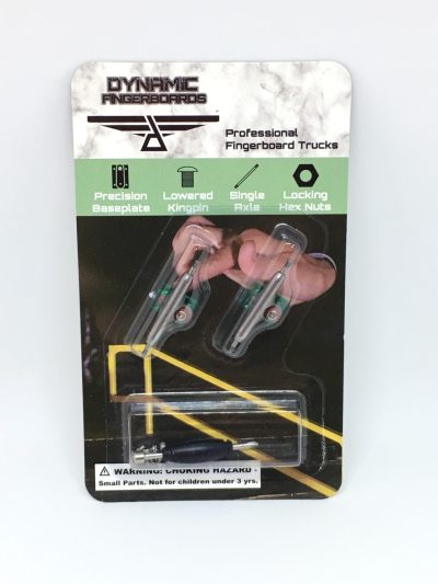 Dynamic Trucks V2 Chrome/Green 32mm