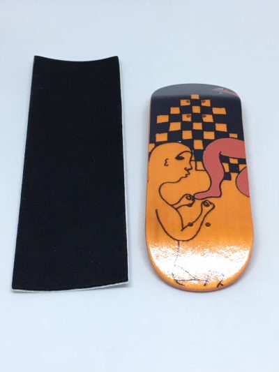 DK Fingerboard Real Wear "Orange Foot" Deck 33,5mm x 96mm